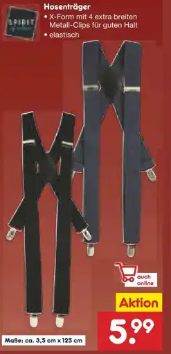 Netto Marken-Discount Spirit of Colours Hosenträger Angebot