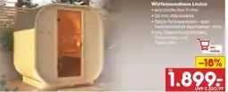 Netto Marken-Discount Karibu Würfel Saunahaus Louisa Angebot