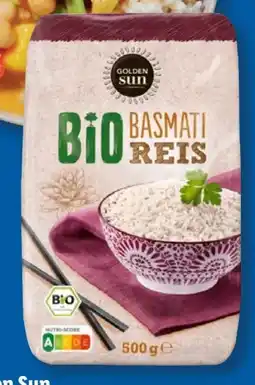 Lidl Golden Sun Bio Basmati Reis Angebot
