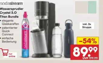 Netto Marken-Discount Sodastream Wassersprudler Crystal Titan 3.0 Angebot