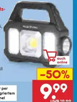 Netto Marken-Discount easy! MAXX Solar-Arbeitsleuchte Angebot