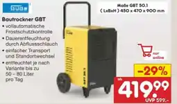 Netto Marken-Discount Güde Bautrockner GBT Angebot