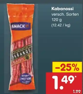 Netto Marken-Discount Snack !t Kabanossi Angebot