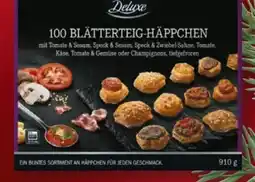 Lidl Deluxe 100 Blätterteig Häppchen Angebot