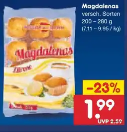 Netto Marken-Discount Pico Food Magdalenas Zitrone Angebot