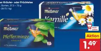 Netto Marken-Discount Meßmer Tee Angebot