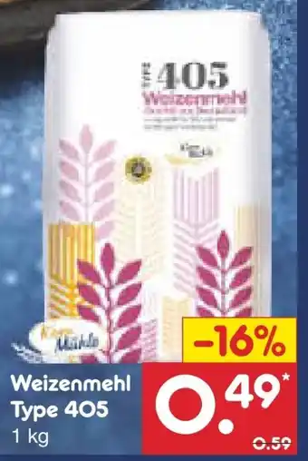 Netto Marken-Discount Korn Mühle Weizenmehl Angebot