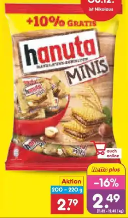 Netto Marken-Discount Ferrero Hanuta Minis Angebot