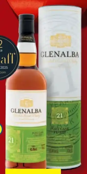 Lidl Glenalba Blended Scotch Whisky 21 Jahre Port Cask Finish Angebot