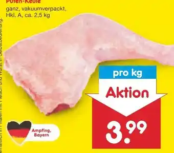 Netto Marken-Discount Puten-Keule Angebot