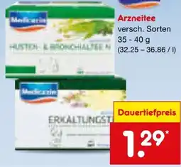 Netto Marken-Discount Medicazin Arzneitee Angebot