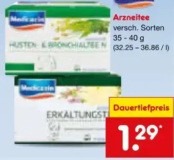 Netto Marken-Discount Medicazin Arzneitee Angebot