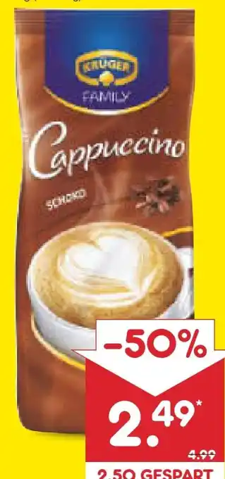 Netto Marken-Discount Krüger Family Cappuccino Schoko Angebot