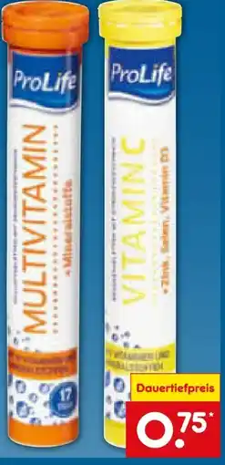 Netto Marken-Discount Pro Life Brausetabletten Angebot