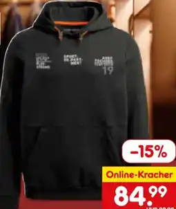 Netto Marken-Discount Camp David Herren Kapuzensweatshirt Keep Focused Hoodie Angebot