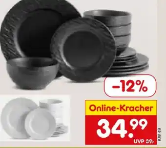 Netto Marken-Discount Echtwerk Tafelservice New Modern 12tlg Angebot