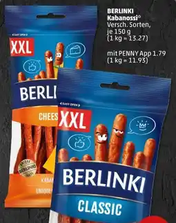 PENNY Berlinki Kabanossi Cheese XXL Angebot