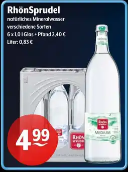 Getränke Hoffmann RhönSprudel natürliches Mineralwasser Angebot