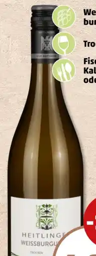 PENNY Weingut Heitlinger VDP-Gutswein Bio Weißburgunder Angebot