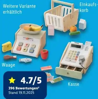 Lidl Lupilu Kaufmannsladenzubehör Angebot