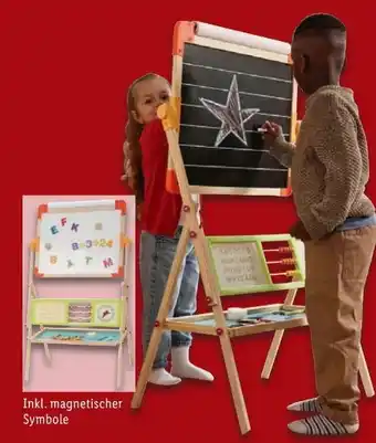 Lidl Lupilu Holz-Standtafel Doppelseitig Angebot