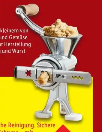 Lidl SilverCrest Manueller Fleischwolf Angebot