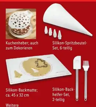 Lidl SilverCrest Backzubehör Angebot