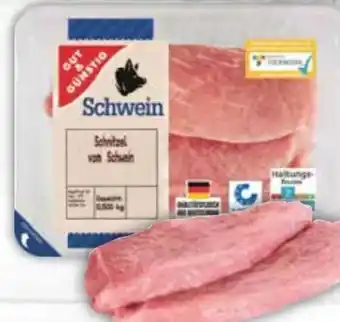 E-Center Gut & Günstig Schweine-Schnitzel Angebot