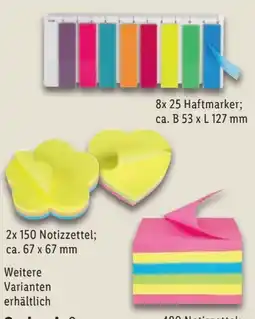 Lidl Crelando Haftnotizen Angebot