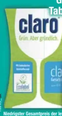 E-Center Claro Geschirrspülmittel-Tabs Angebot