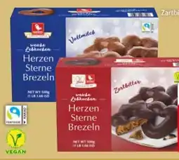 Edeka Weiss Herzen Sterne Brezeln Lebkuchen vegan Angebot