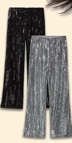 Lidl Esmara Damen Pailletten-Hose Angebot