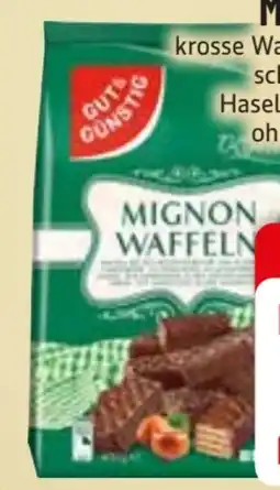 Edeka Gut & Günstig Mignon Waffeln Angebot
