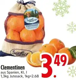 Edeka SanLucar Clementinen Angebot