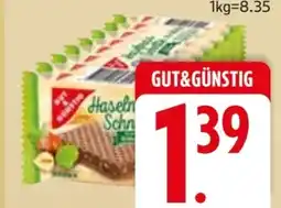 Edeka Gut & Günstig Haselnuss Schnitte Angebot