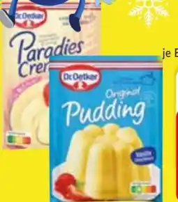 Edeka Dr. Oetker Original Pudding Angebot