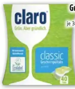 Edeka Claro Geschirrspülmittel-Tabs Angebot