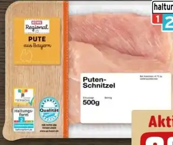 REWE Center Rewe Regional Puten-Schnitzel Angebot