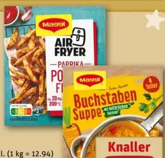 REWE Maggi Fix Airfryer Paprika Pommes Angebot