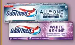 REWE Center Odol-Med 3 Zahncreme White & Shine Angebot