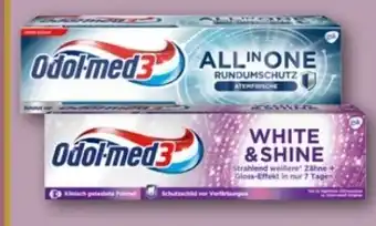 REWE Center Odol-Med 3 Zahncreme White & Shine Angebot