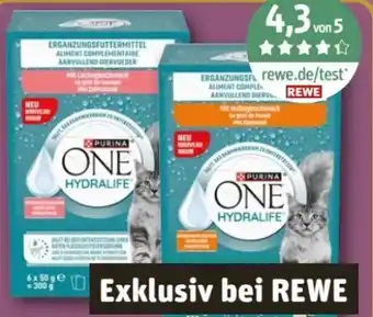 REWE Center Purina One Katzennahrung Hydralife Angebot