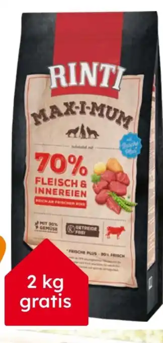 Globus Baumarkt Rinti Hundefutter Max-I-Mum Mini Angebot