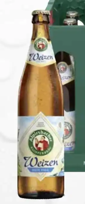 trinkgut Alpirsbacher Klosterbräu Weizen Hefe Hell Angebot