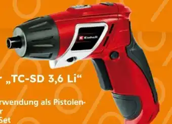 Globus Baumarkt Einhell Akkuschrauber TC-SD 3,6 Li Angebot