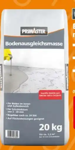 Globus Baumarkt Primaster Bodenausgleichsmasse Angebot
