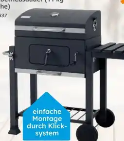 Globus Baumarkt TrendLine Holzkohlegrill Montreal Angebot