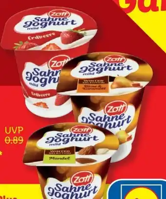 Lidl Zott Sahnejoghurt Angebot