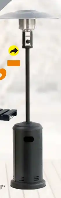 Globus Baumarkt TrendLine Terrassenstrahler Calentar Angebot