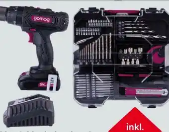 Globus Baumarkt Gomago Akku-Schlagbohrschrauber Set Mobile Werkstatt Angebot
